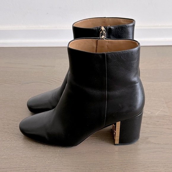 Tory Burch Gigi Bootie Calf Leather Size 8.5 - Picture 3 of 11